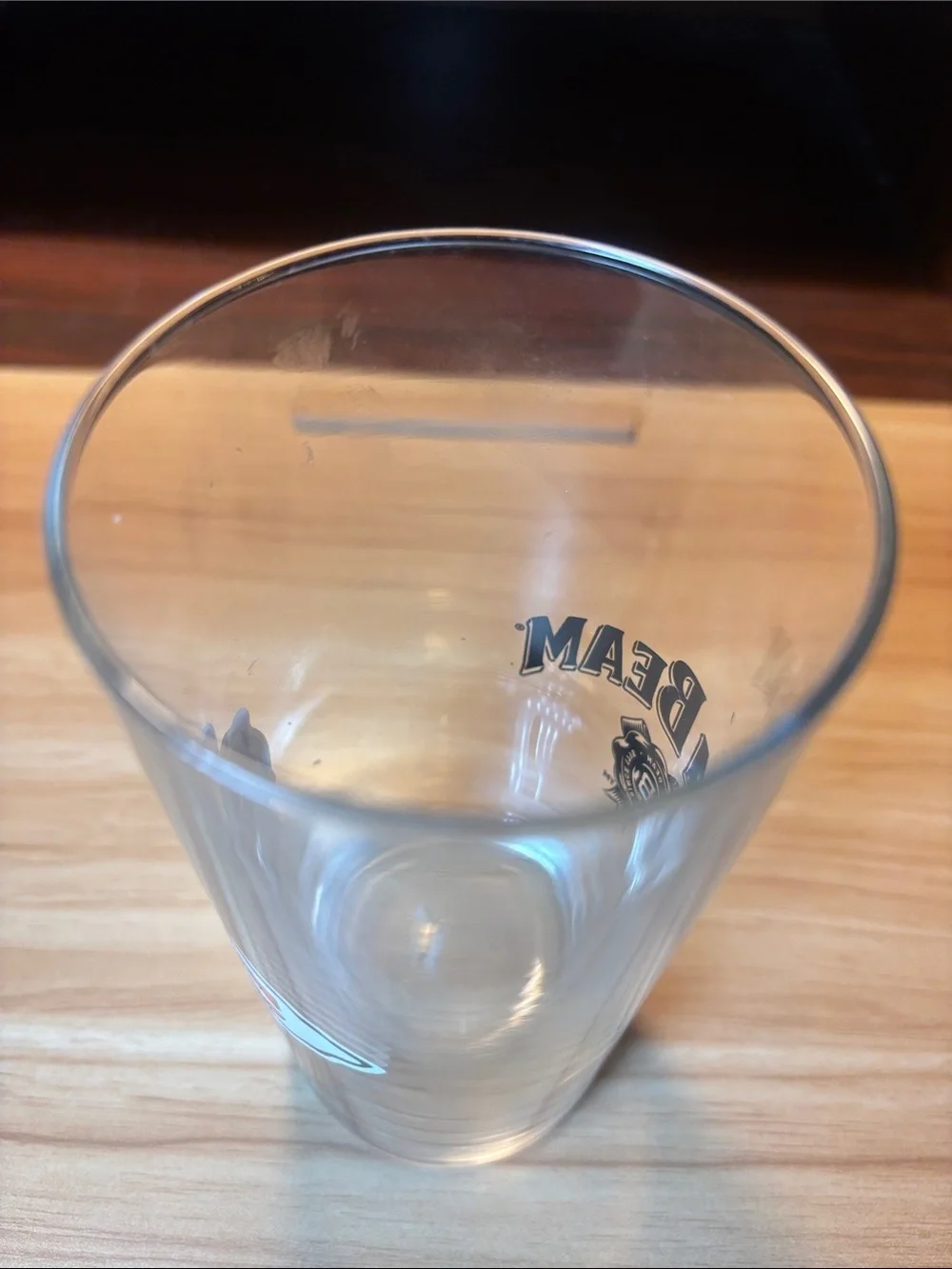 Kansas City Chiefs Jim Beam Glass - Red & White